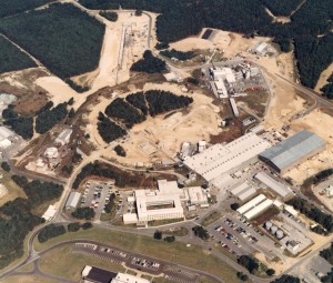 Foto aerea dell'Alternating Gradient Synchrotron